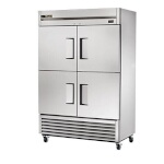 True T-49F-4-HC - Freezer, two-section, -10°F, (4) solid half doors, stainless steel front